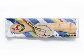 Butterknife gift set- Dala horse, handpainted