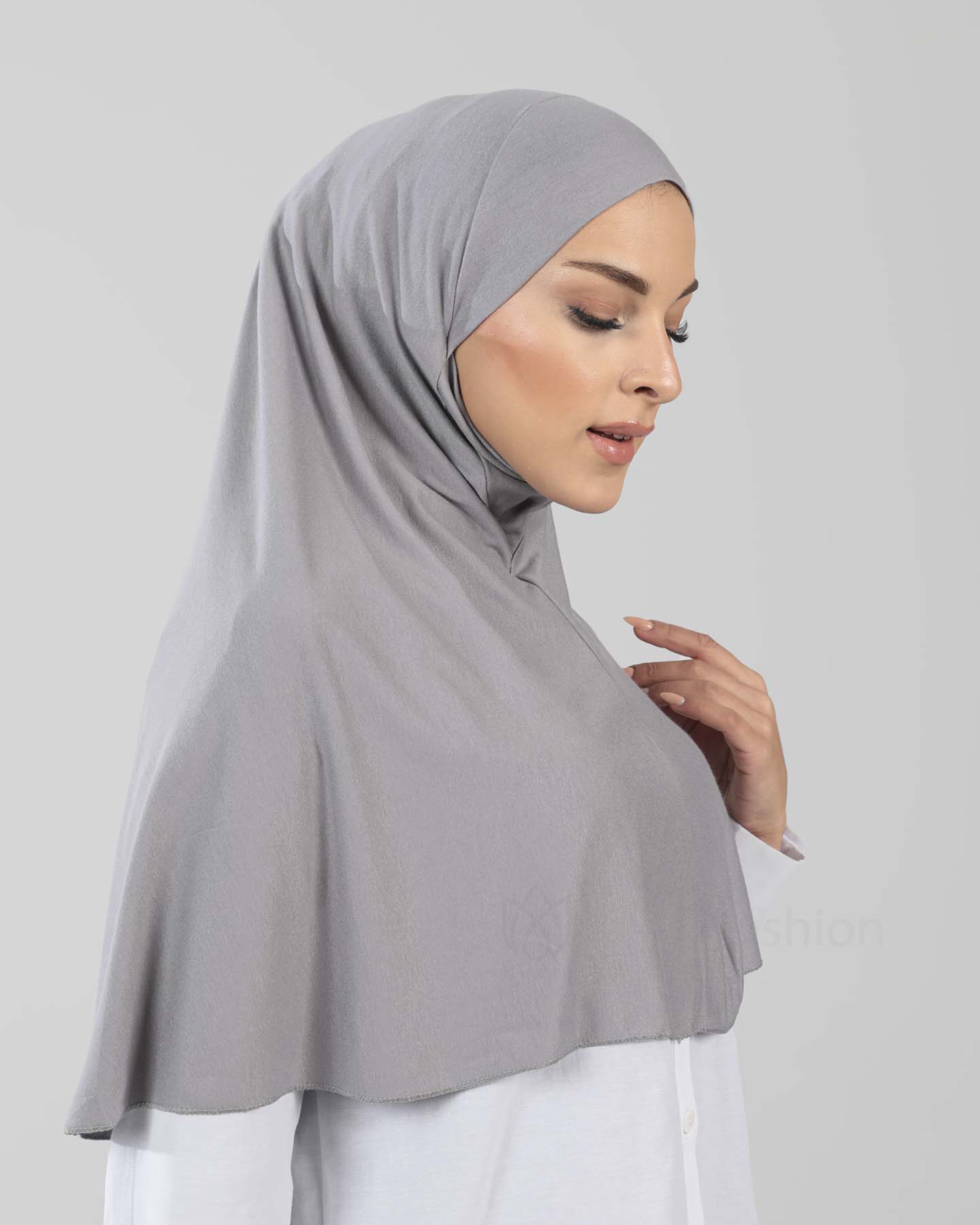 Hijab - Al Amira X-Large - One Piece - Gray - 2