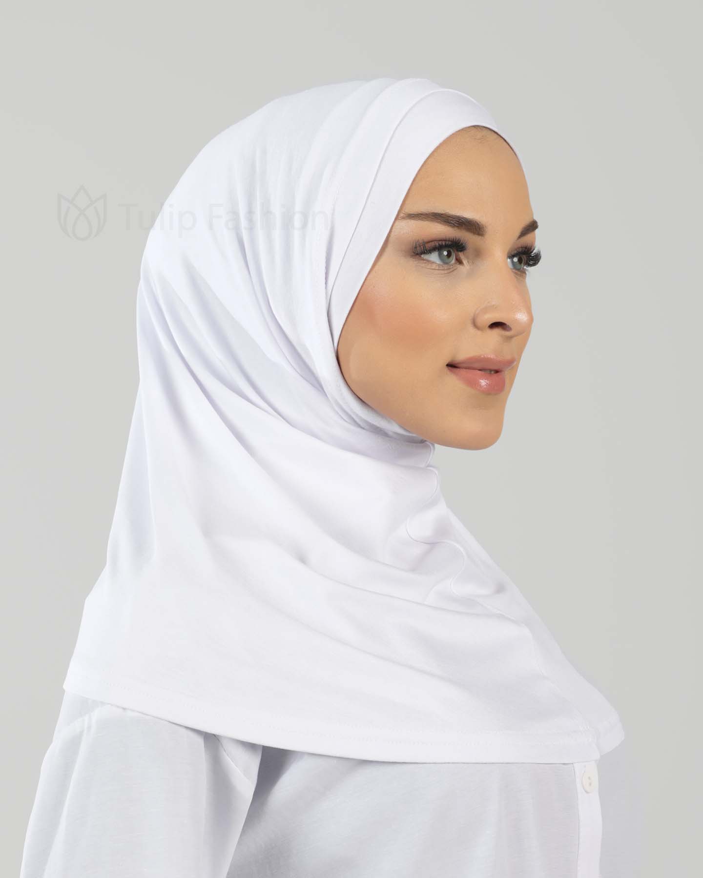 Hijab Al Amira 2-pieces - White