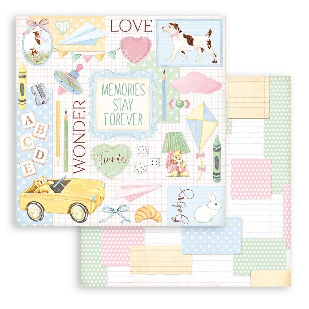 Stamperia - Extra small pad - Day Dream- 6x6" - 3