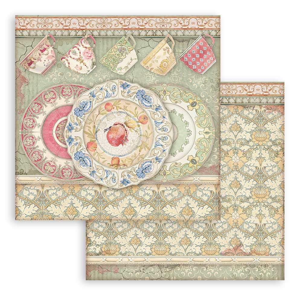 Stamperia - Extra small pad - Casa Granada- 6x6" - 4