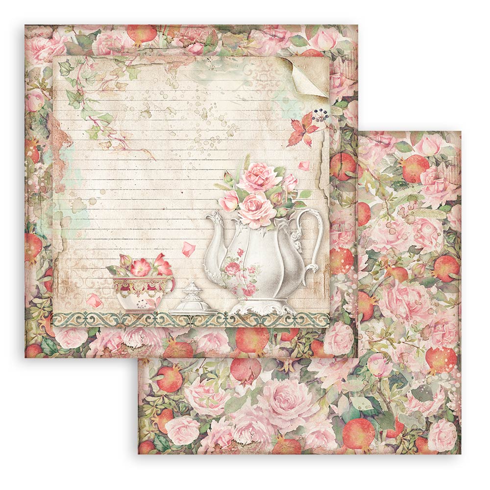 Stamperia - Extra small pad - Casa Granada- 6x6" - 6