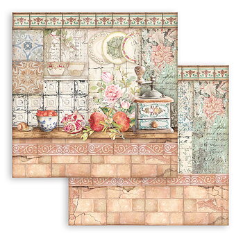 Stamperia - Extra small pad - Casa Granada- 6x6"
