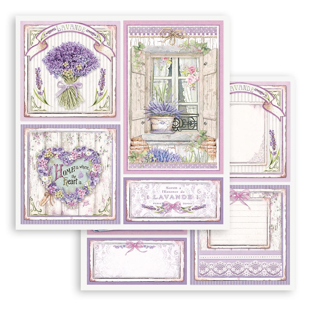 Stamperia - Extra small pad - Provence - 6x6" - 6