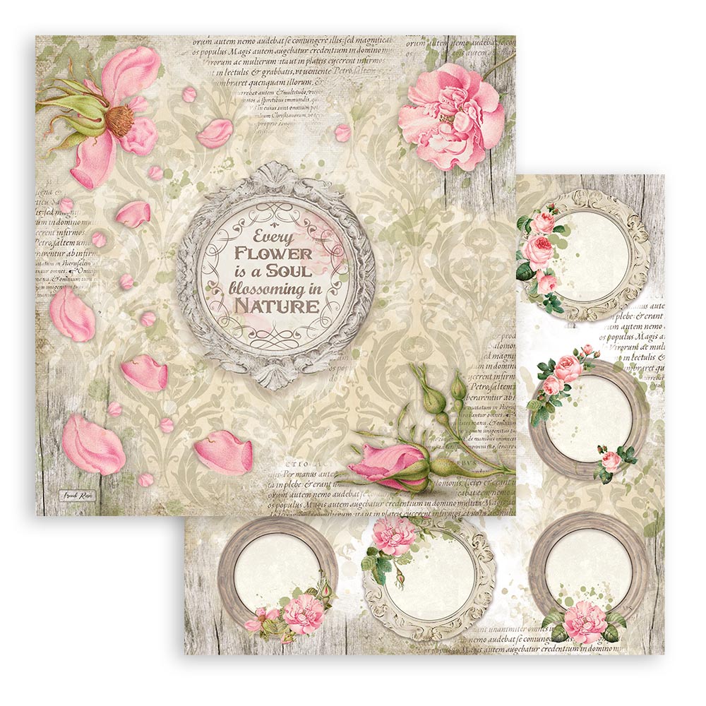 Stamperia - Extra small pad - Romantic Collection Garden House - 6x6" - 5