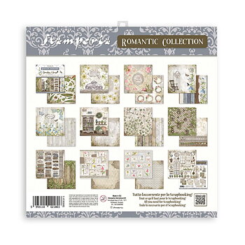 Stamperia - Extra small pad - Romantic Collection Garden House - 6x6"