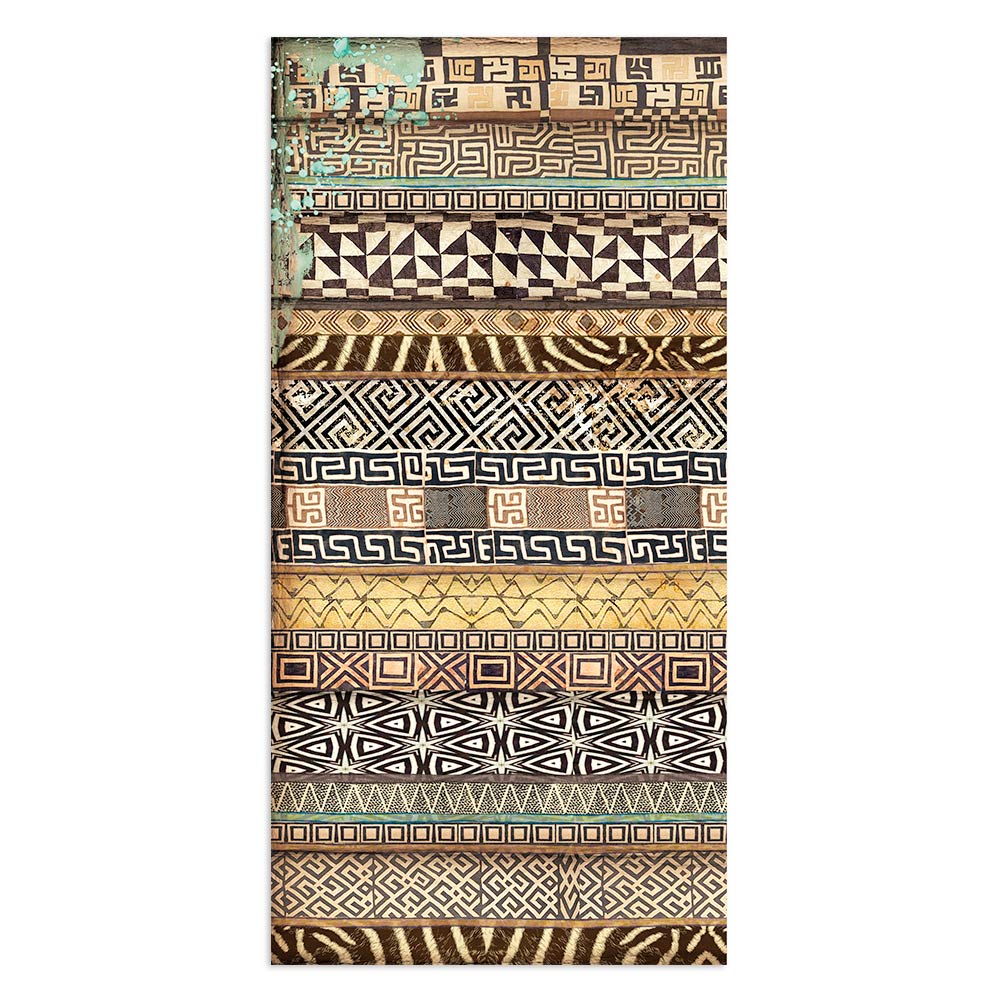 Stamperia - Collectables 10 ark 15x30,5 (6x12) double face - Savana