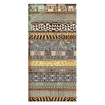 Stamperia - Collectables 10 ark 15x30,5 (6x12) double face - Savana