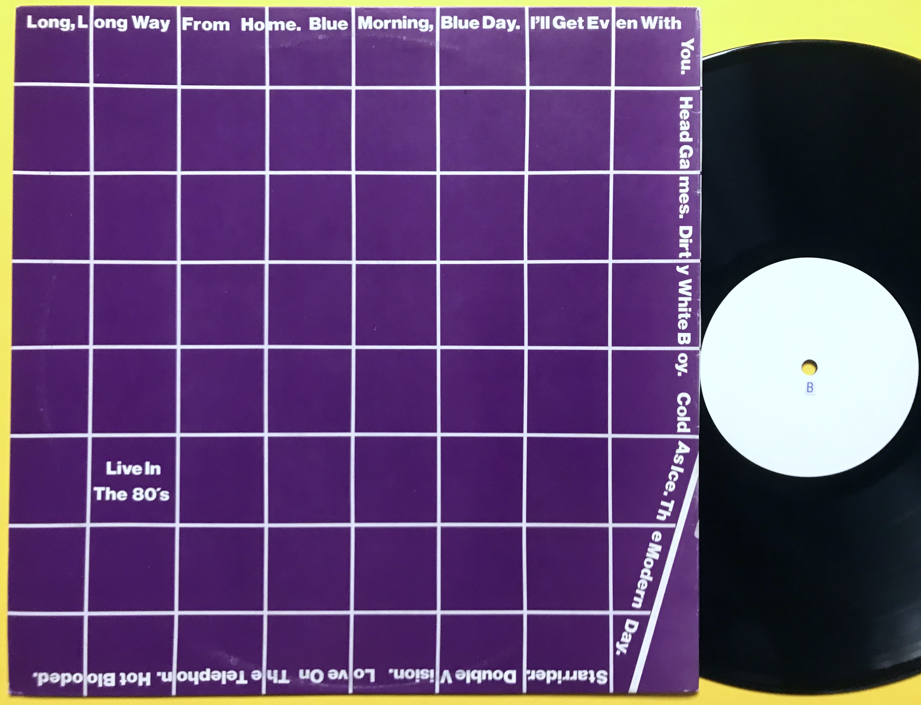 FOREIGNER - Live in the 80´s LP - 2