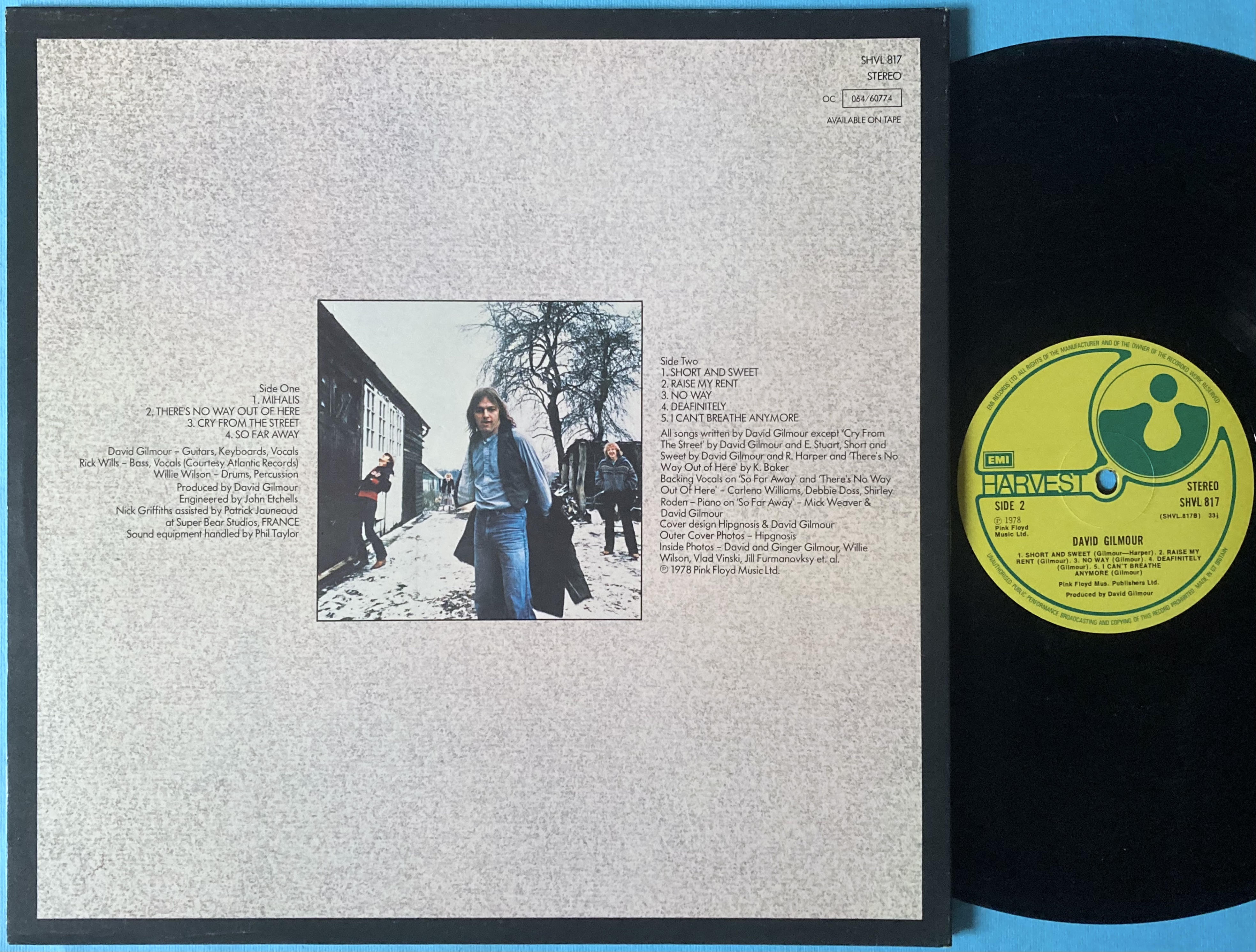 DAVID GILMOUR - "same" UK-orig LP 1978 - 2