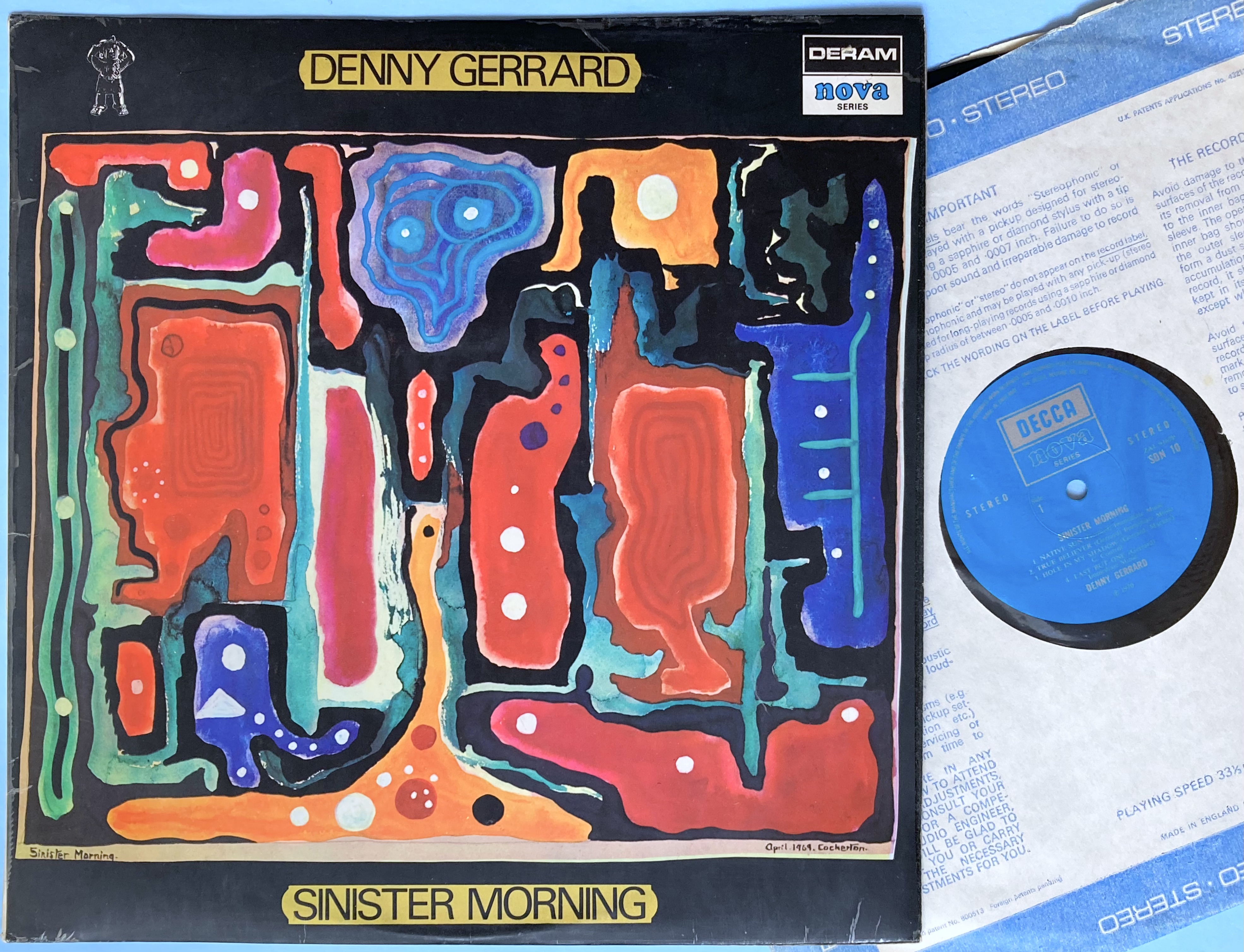 DENNY GERRARD - Sinister morning UK-orig LP 1970