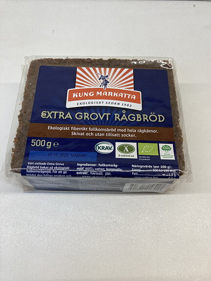 Extra grovt rågbröd 500 gram