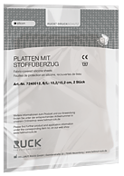 RUCK® AVLASTNING Silikon, Platta med tygöverdrag (2 st)