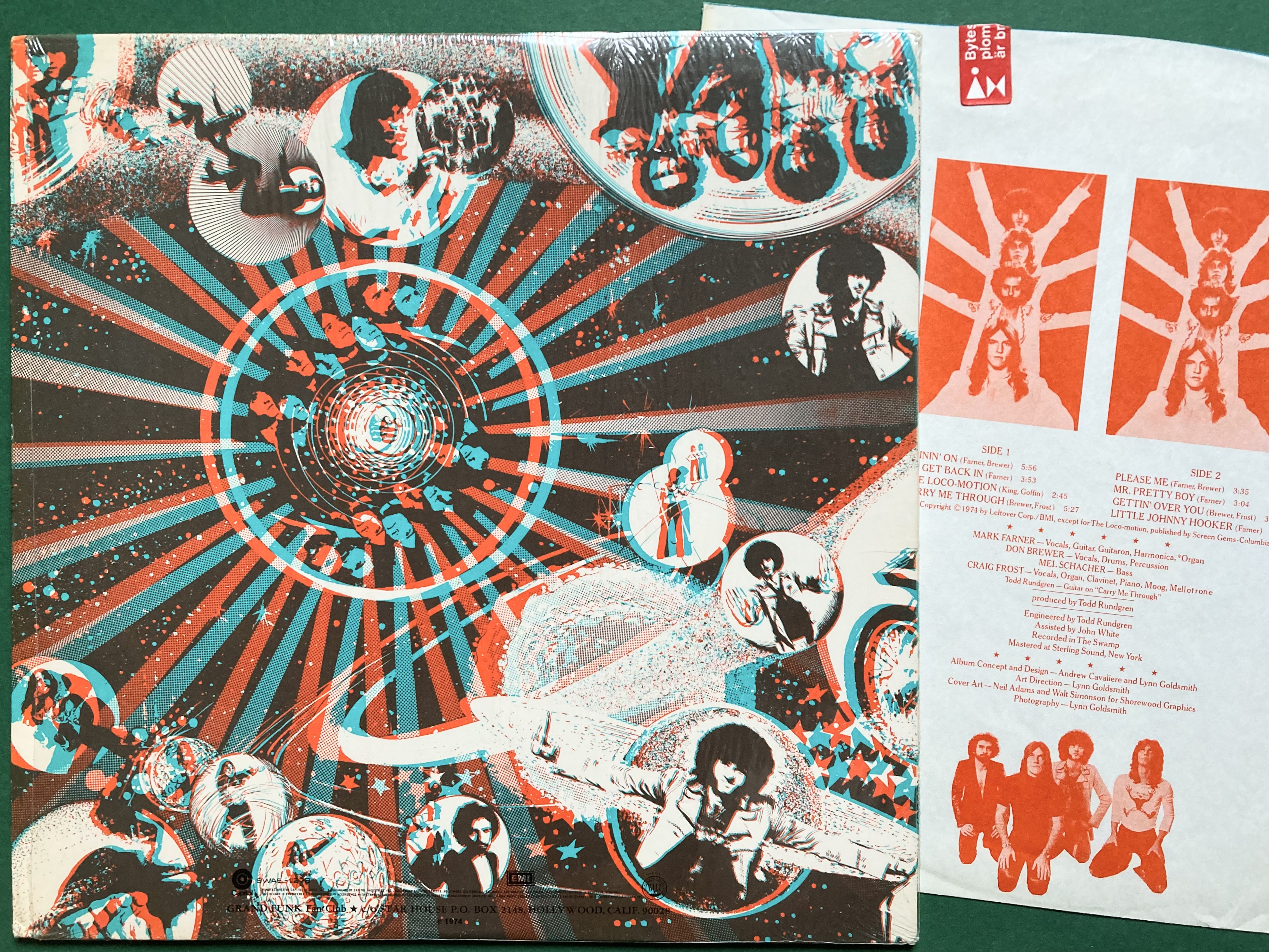 GRAND FUNK - Shinin´ on US-orig LP 1974 - 2