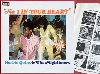 HERBIE GOINS & THE NIGHTIMERS - No. 1 in your heart UK-orig LP 1967