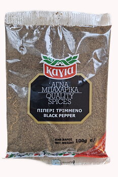Black pepper powder 100g, various brands