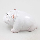 マリア ・エリクソン　　ホワイトのふくらみのあるブルドッグ  16cm  1974年