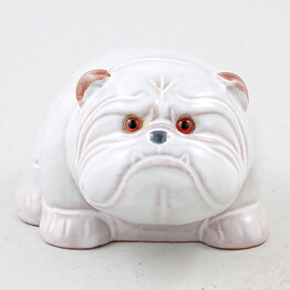 Maria Ericson (1974) White Swelling Bulldog 16 cm