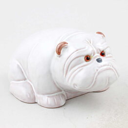 Maria Ericson (1974) White Swelling Bulldog 16 cm