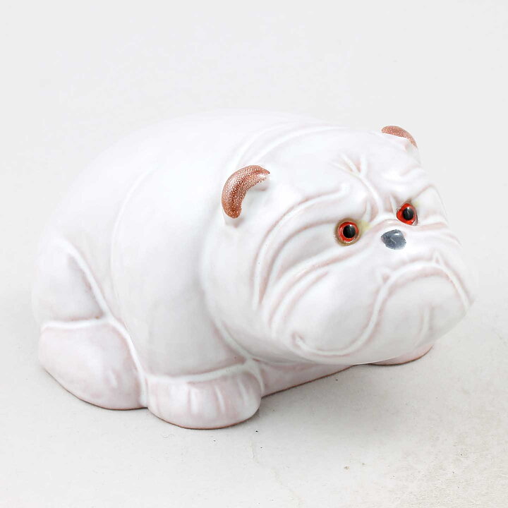 Maria Ericson (1974) White Swelling Bulldog 16 cm
