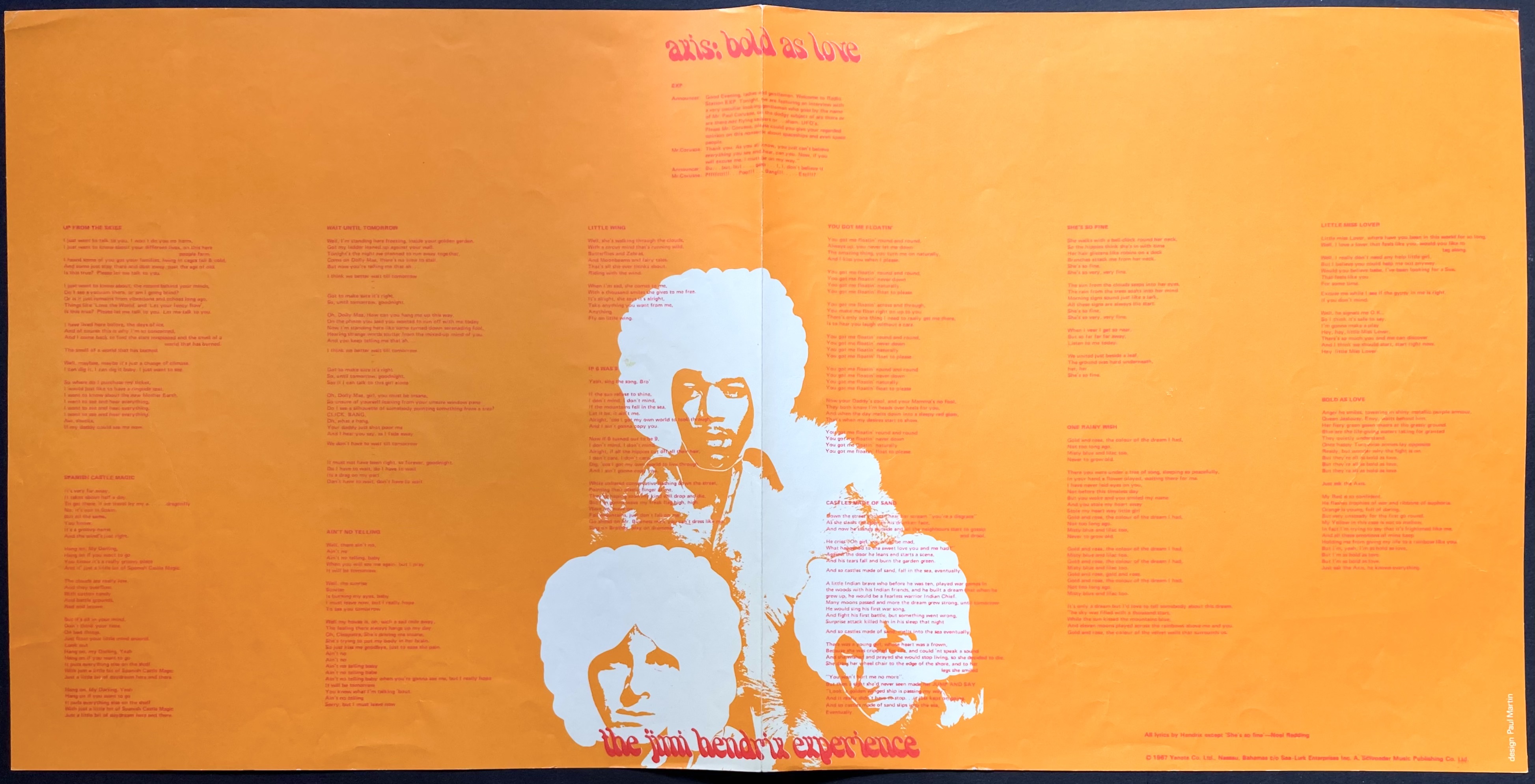 JIMI HENDRIX - Axis bold as love UK-orig LP 1967 + POSTER - 6