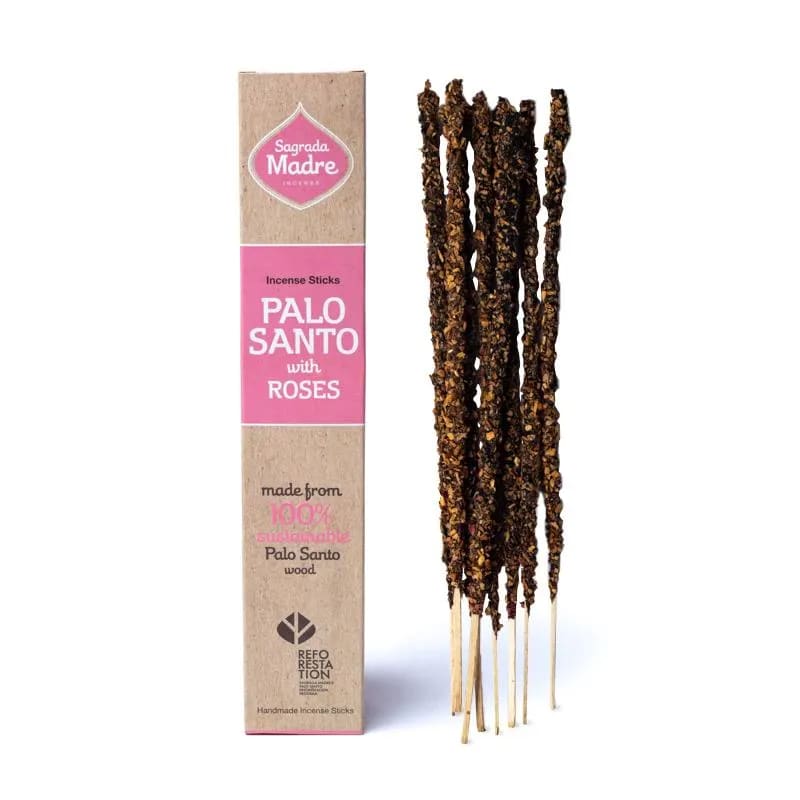 Sagrada Madre Palo Santo incense med Ros