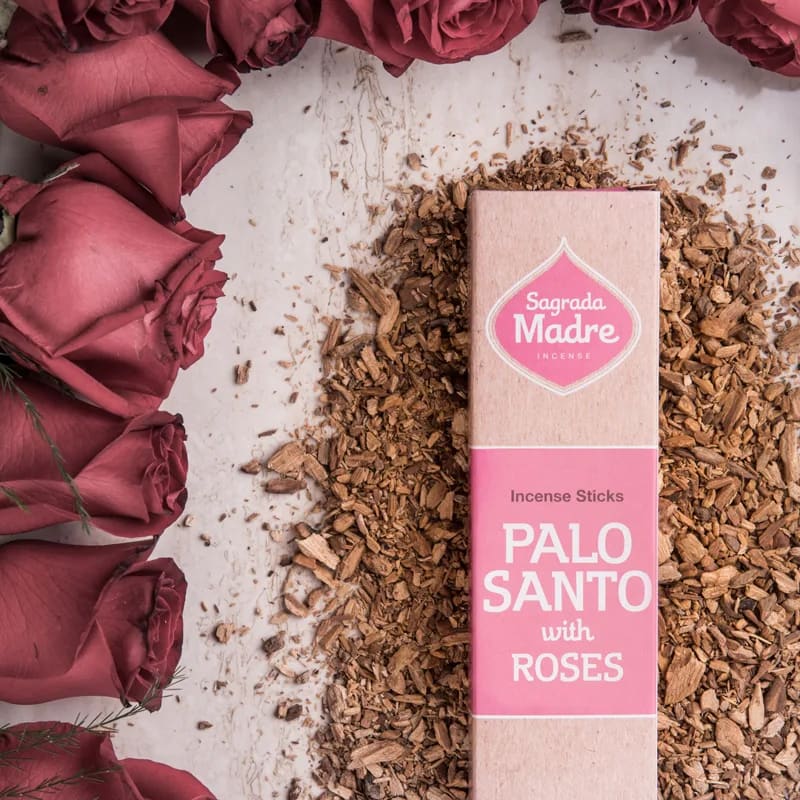 Sagrada Madre Palo Santo incense med Ros - 4