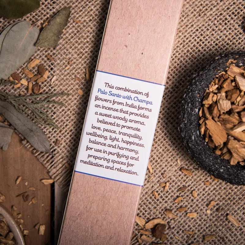 Sagrada Madre Palo Santo Rökelse med Champa - 3