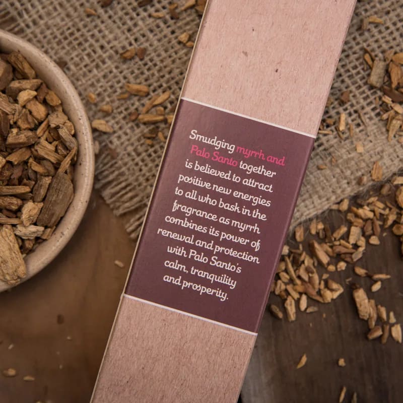 Sagrada Madre Palo Santo rökelse med myrra - 2