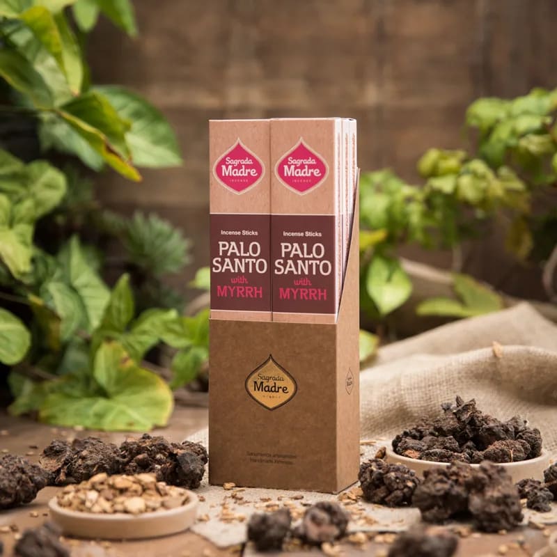 Sagrada Madre Palo Santo rökelse med myrra - 3