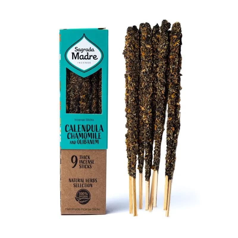 Sagrada Madre Herbal rökelse Kamomill, Calendula & Olibanum