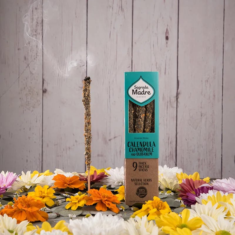 Sagrada Madre Herbal rökelse Kamomill, Calendula & Olibanum - 2