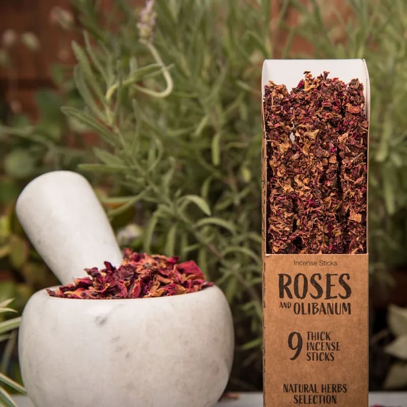 Sagrada Madre Herbal Rökelse Ros & Olibanum - 4
