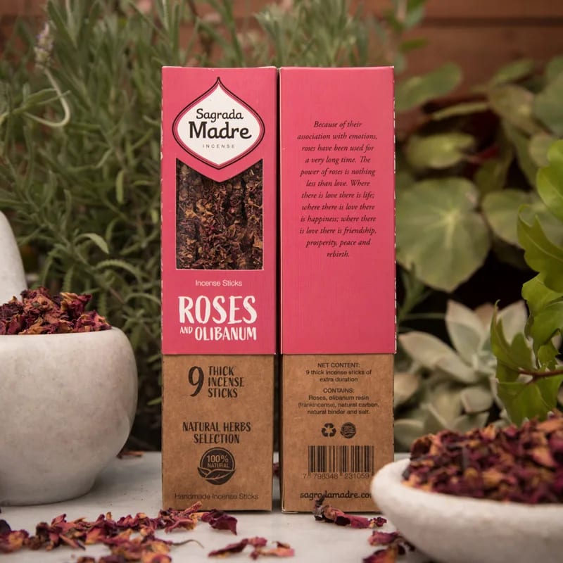Sagrada Madre Herbal Rökelse Ros & Olibanum - 2