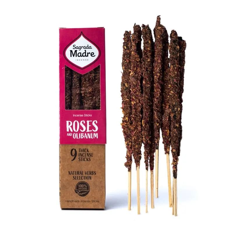 Sagrada Madre Herbal Rökelse Ros & Olibanum