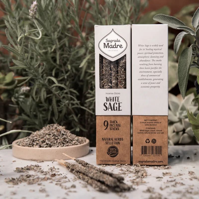 Sagrada Madre Örtrökelse Vit Salvia - 4