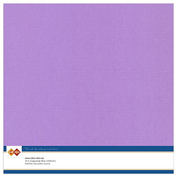 Card Deco Linen - Lilac 10-p