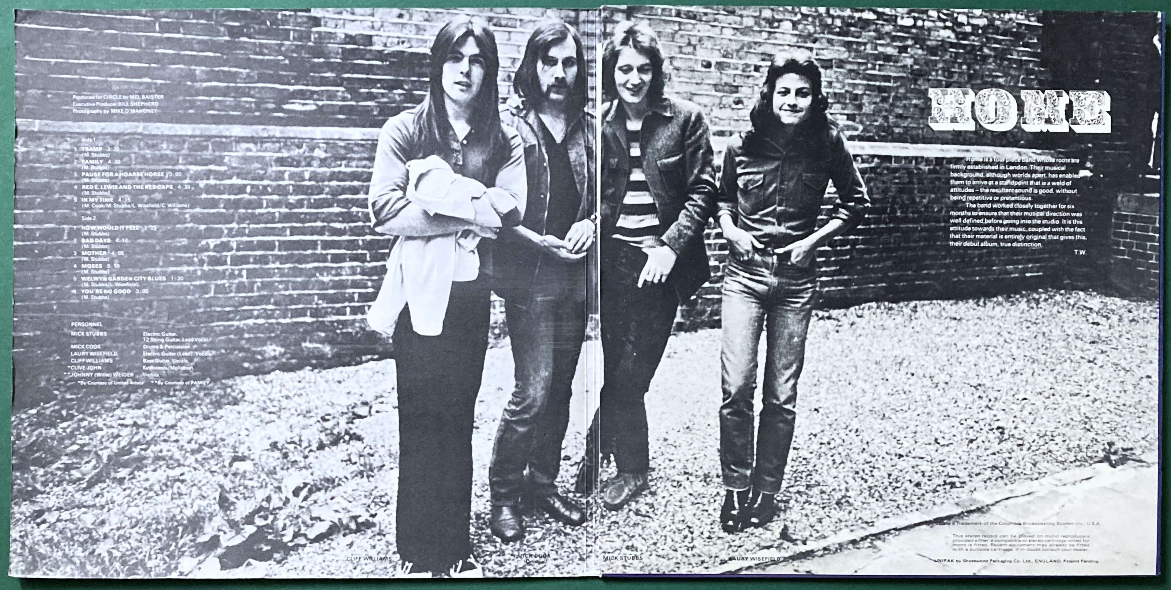 HOME - Pause for a hoarse horse UK-orig LP 1971 - 3