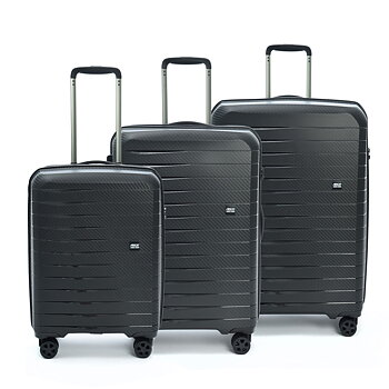 Hårda resväskor - AIRBOX AZ18 3-set 75/65/55 Black
