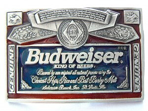 Bältesspänne Budweiser