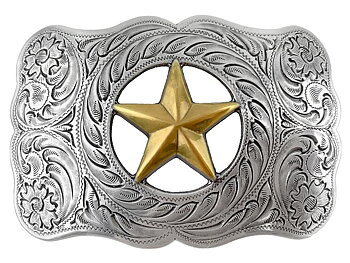 Bältesspänne Texas Ranger Star