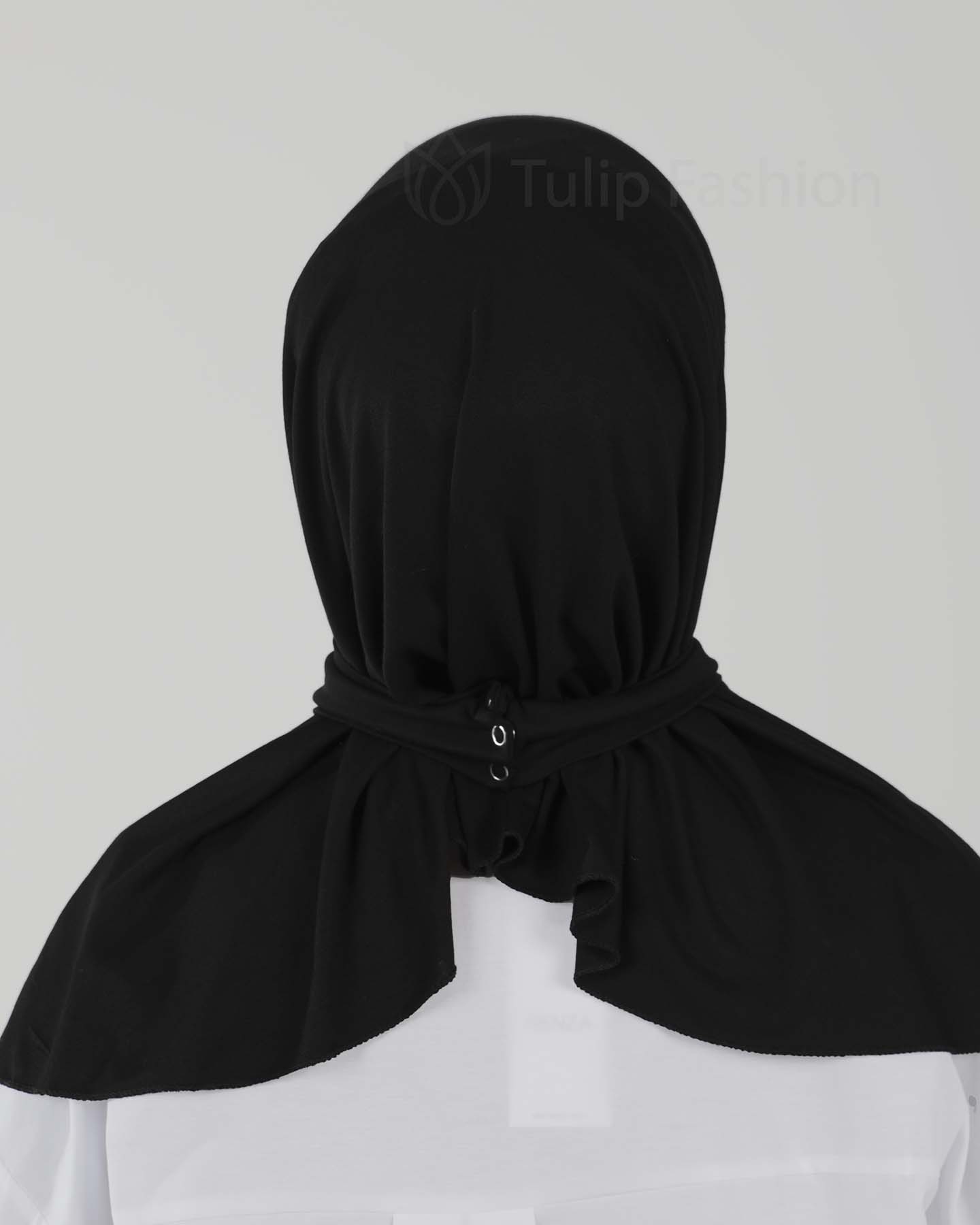 Hijab - Al Amira Instant Jersey - Black - 5