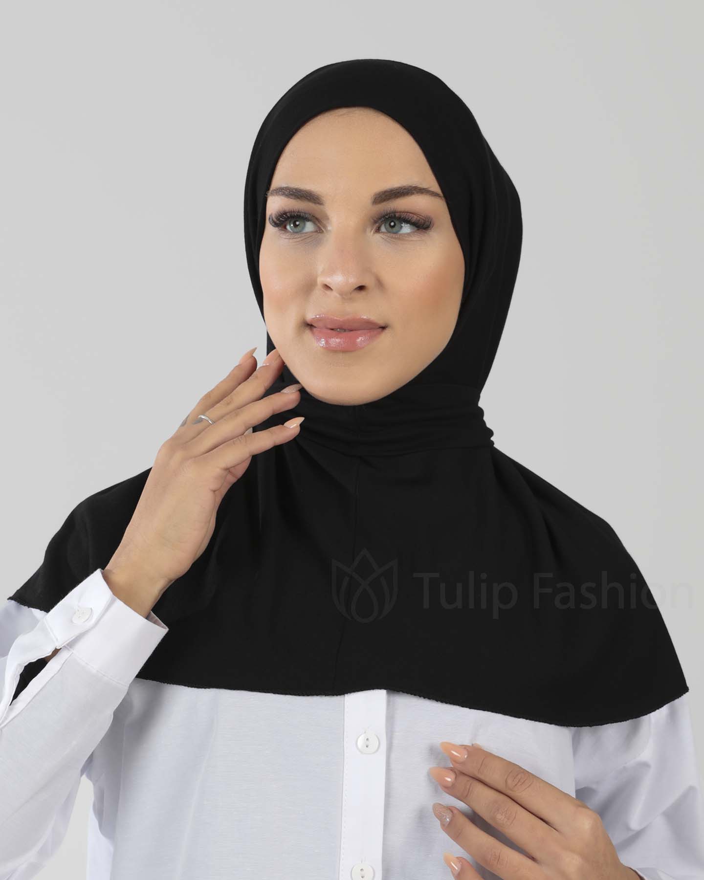Hijab - Al Amira Instant Jersey - Black - 3