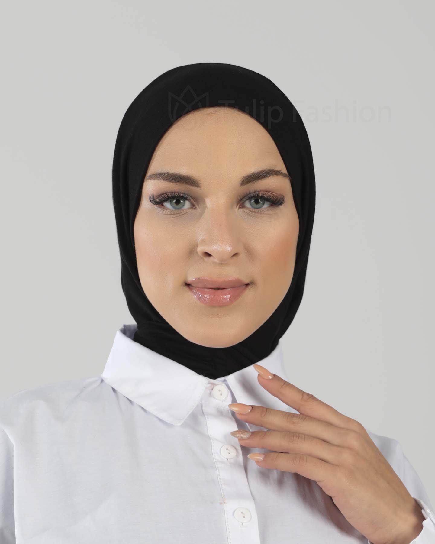 Hijab - Al Amira Instant Jersey - Black - 7