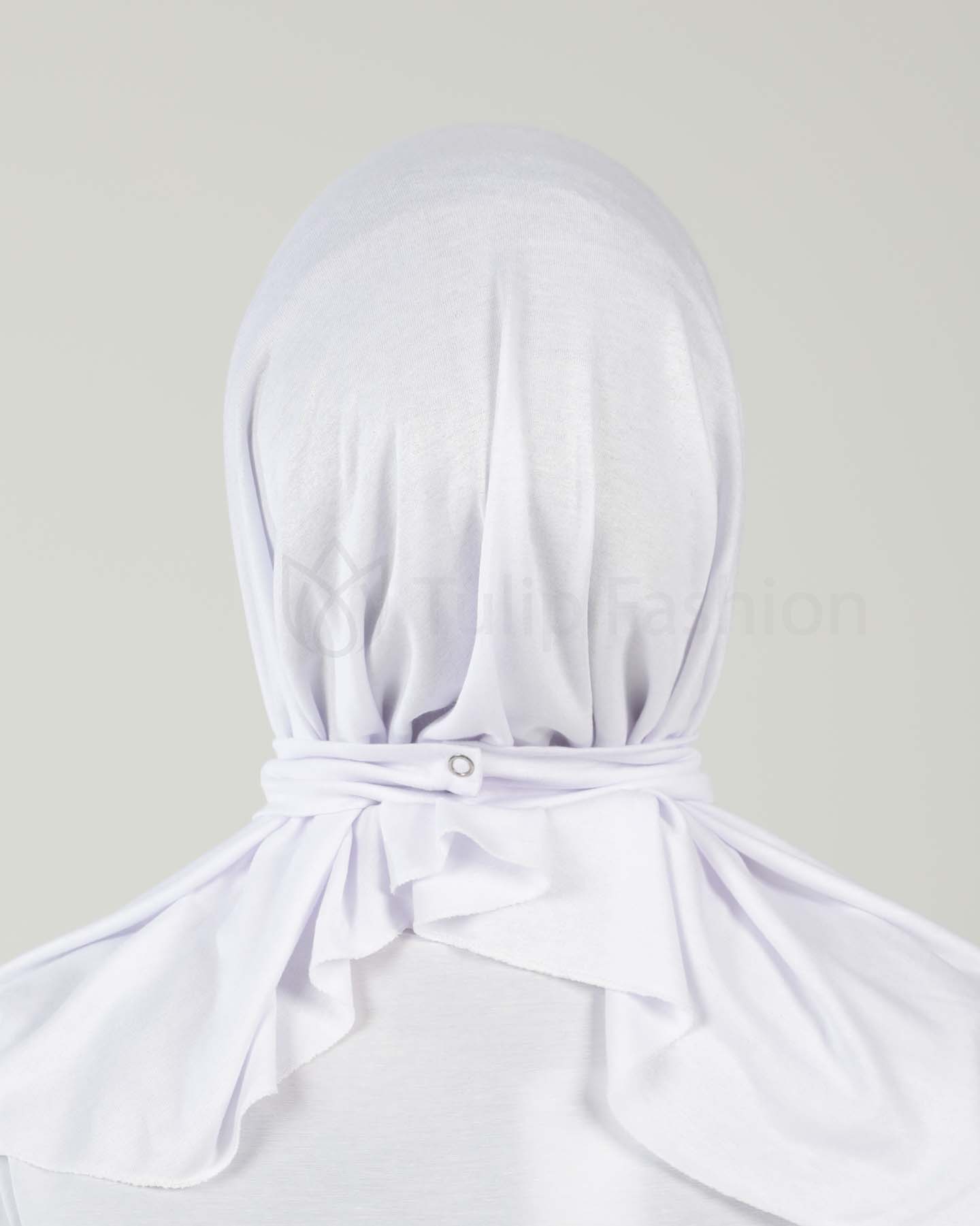 Hijab - Al Amira Instant Jersey - White - 8