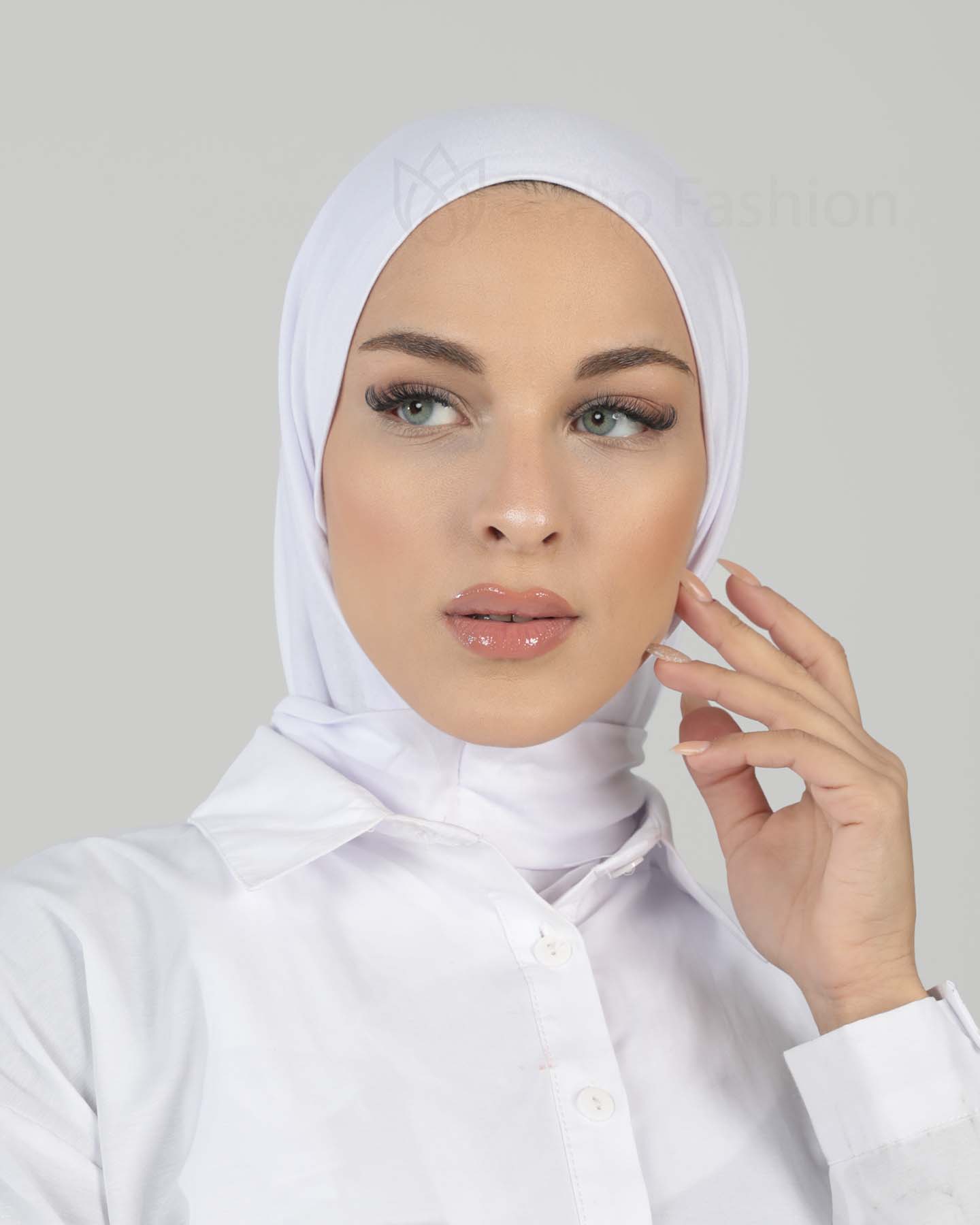 Hijab - Al Amira Instant Jersey - White - 10
