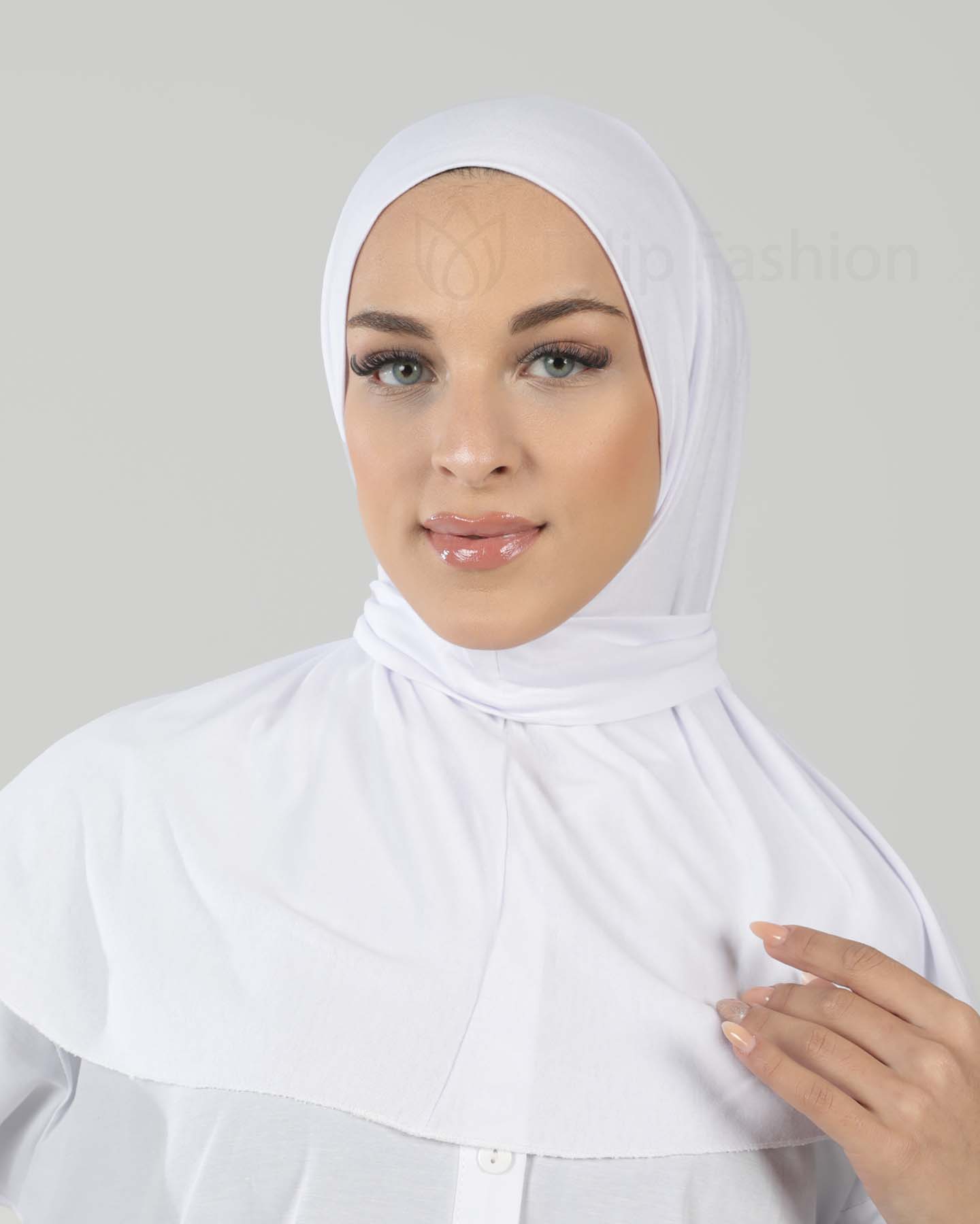 Hijab - Al Amira Instant Jersey - White - 4
