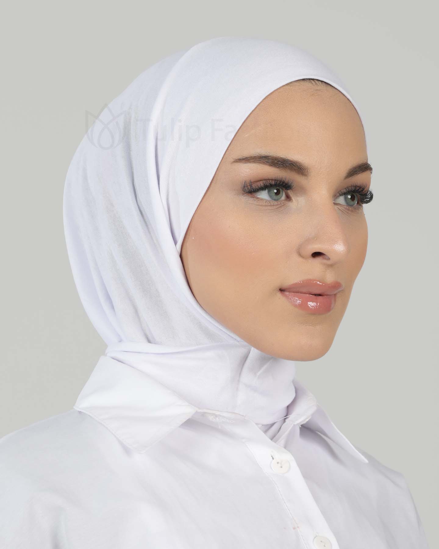 Hijab - Al Amira Instant Jersey - White - 2