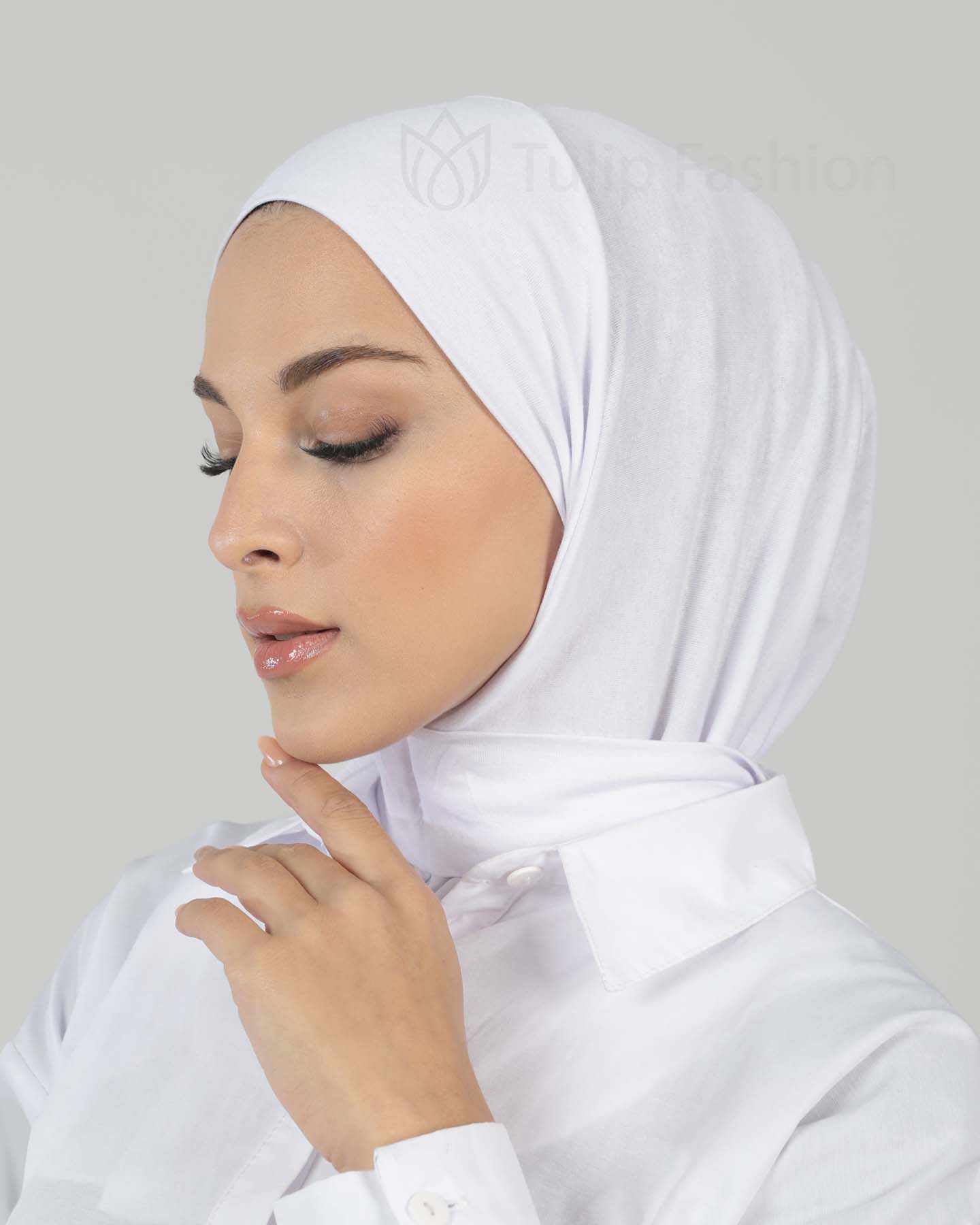 Hijab - Al Amira Instant Jersey - White