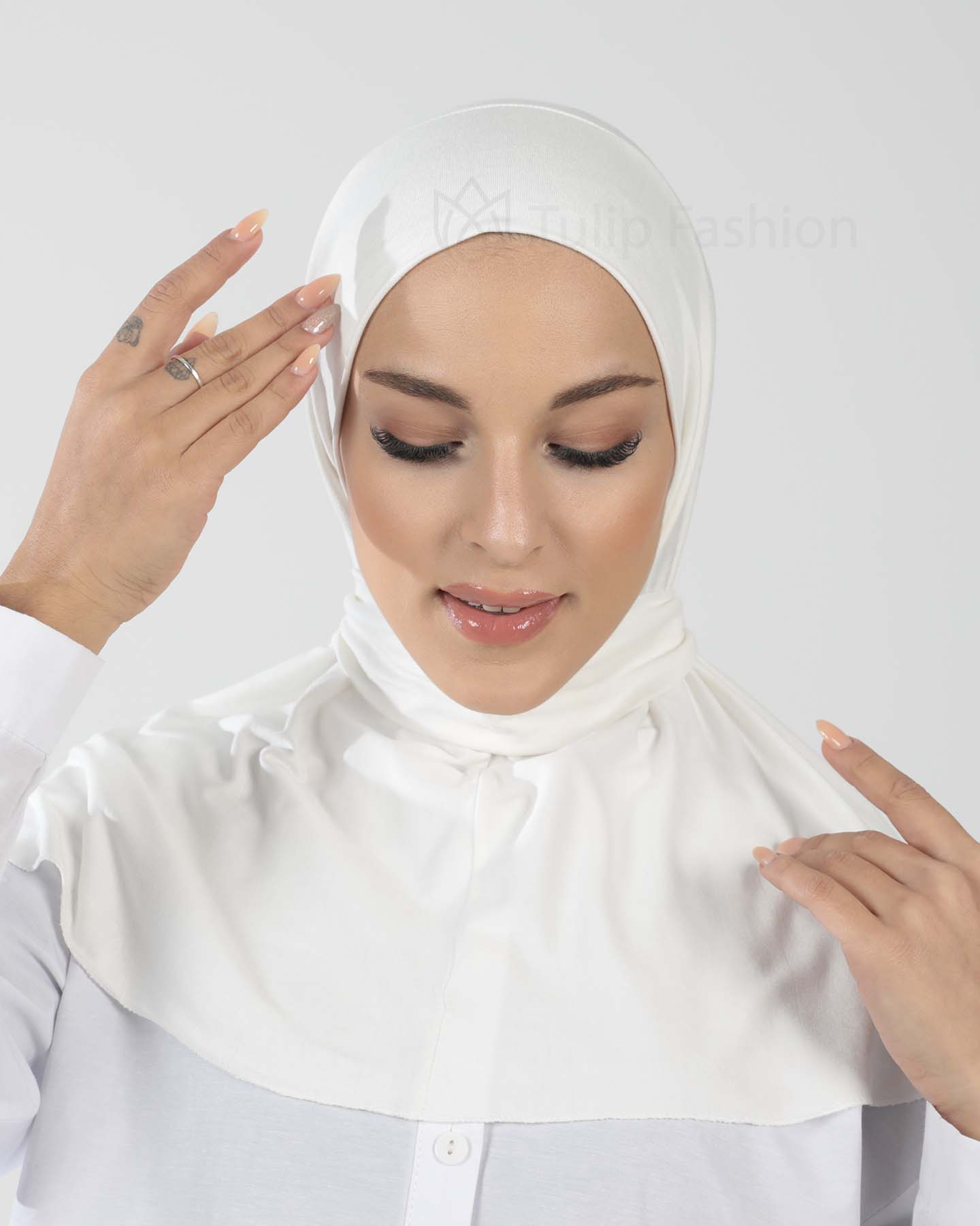 Hijab - Al Amira Instant Jersey - Off-White - 7